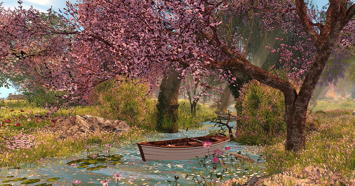 Seven Places to Visit in Second Life for Cherry Blossom (Sakura)